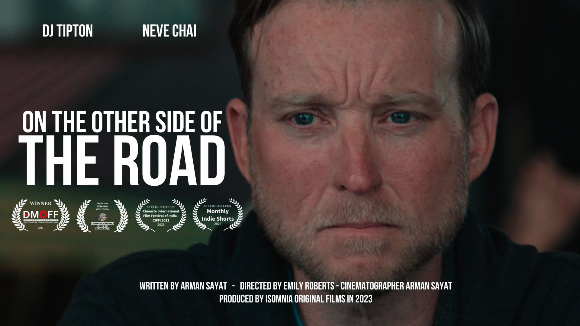 On the other side of the road 